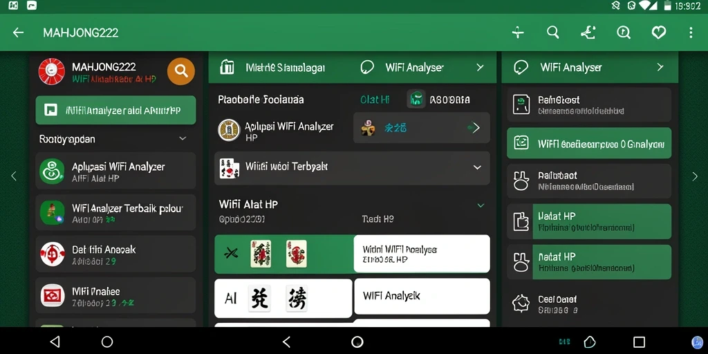 Antarmuka MAHJONG222 yang intuitif untuk analisis WiFi.